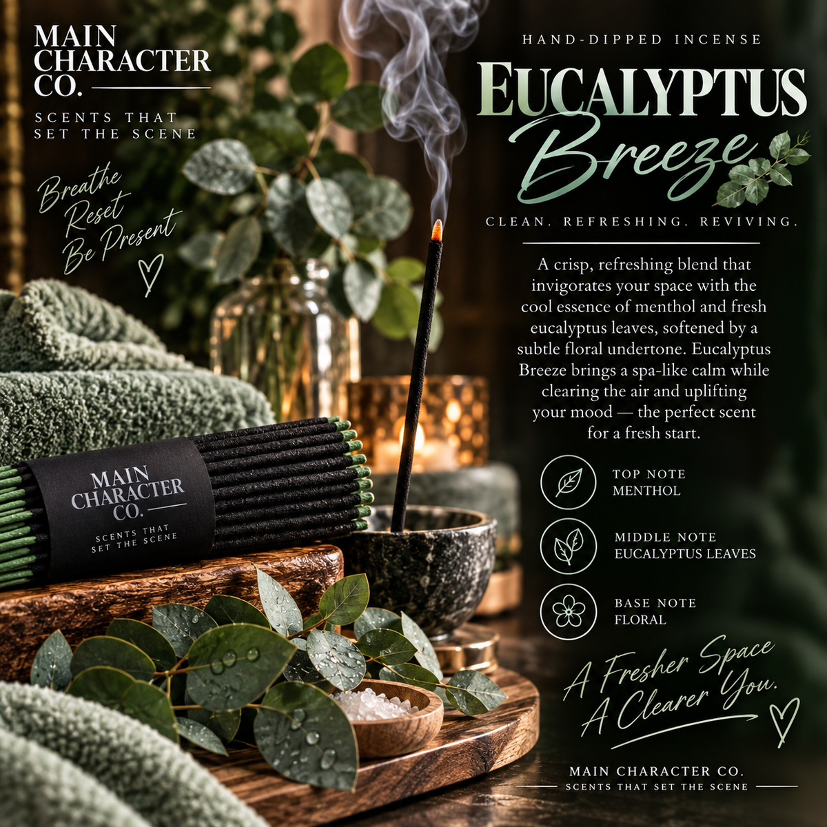 EUCALYPTUS BREEZE Incense Stick