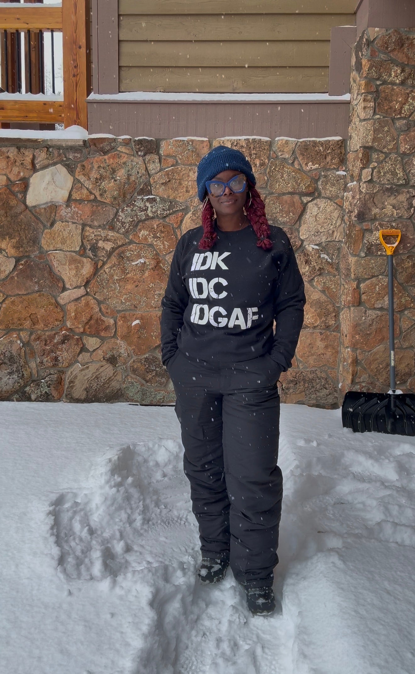 IDK. IDC. IDGAF Unisex Sweatshirt