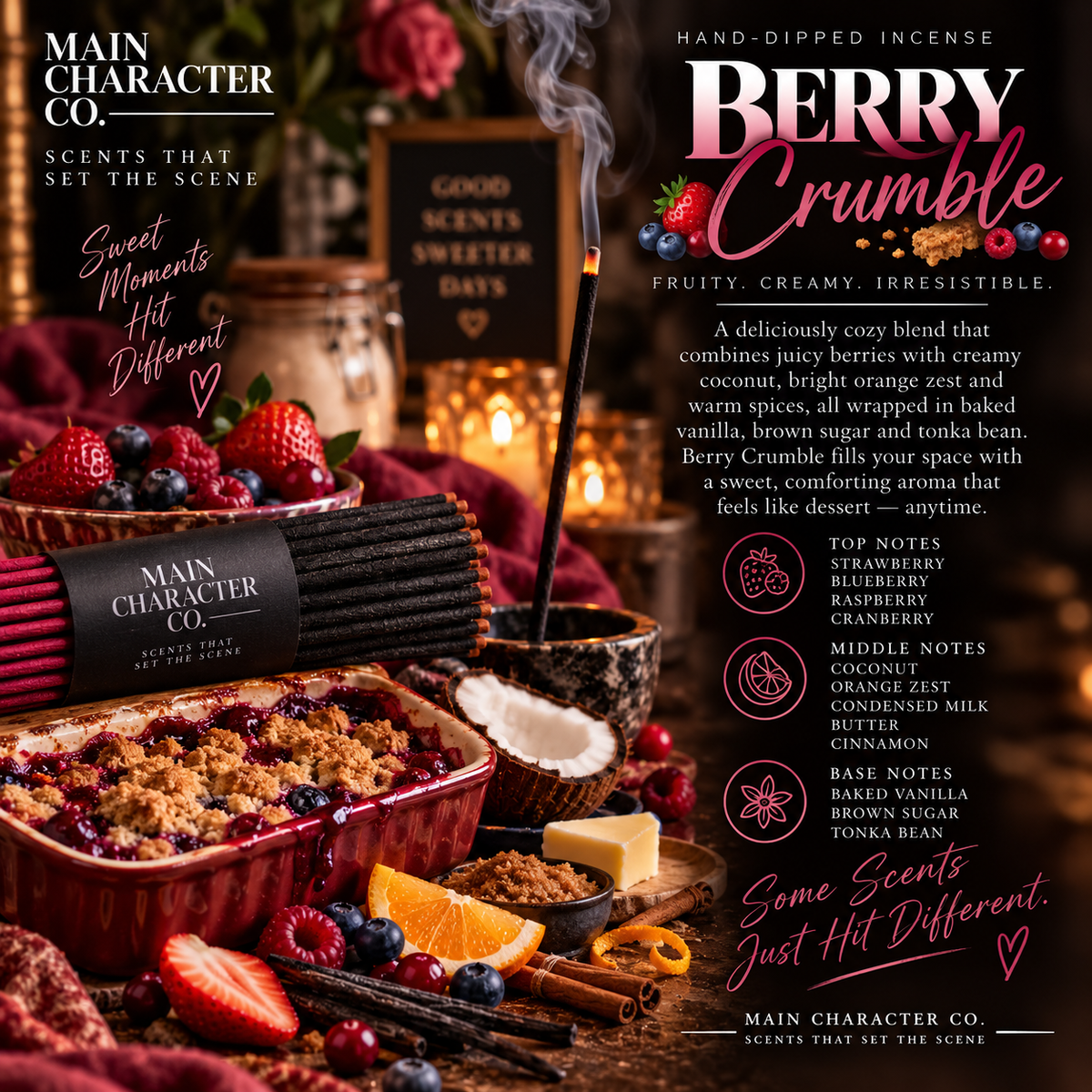 BERRY CRUMBLE Incense Stick
