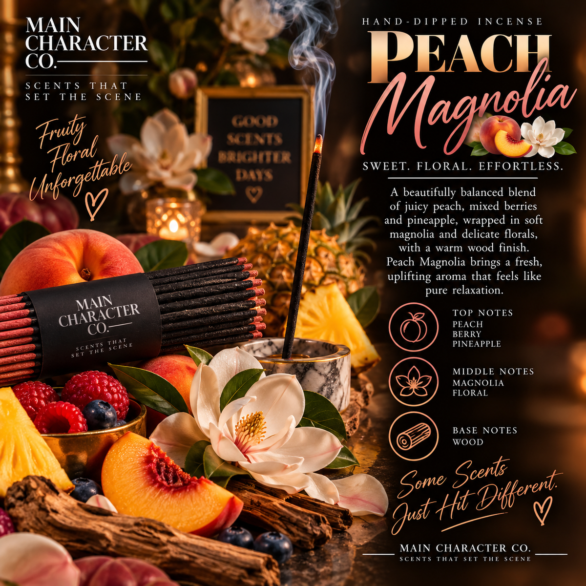 PEACH MAGNOLIA Incense Stick
