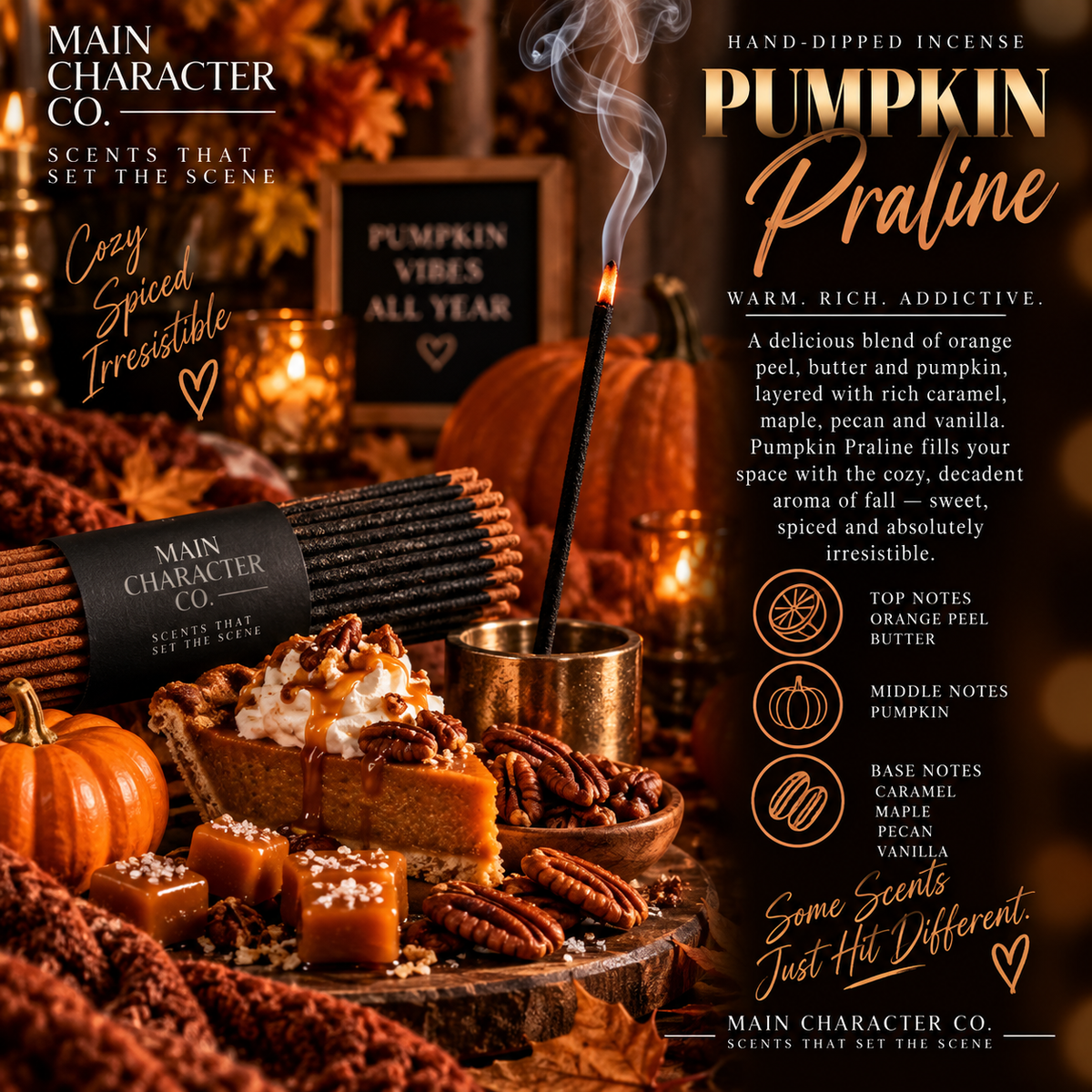 PUMPKIN PRALINE Incense Stick