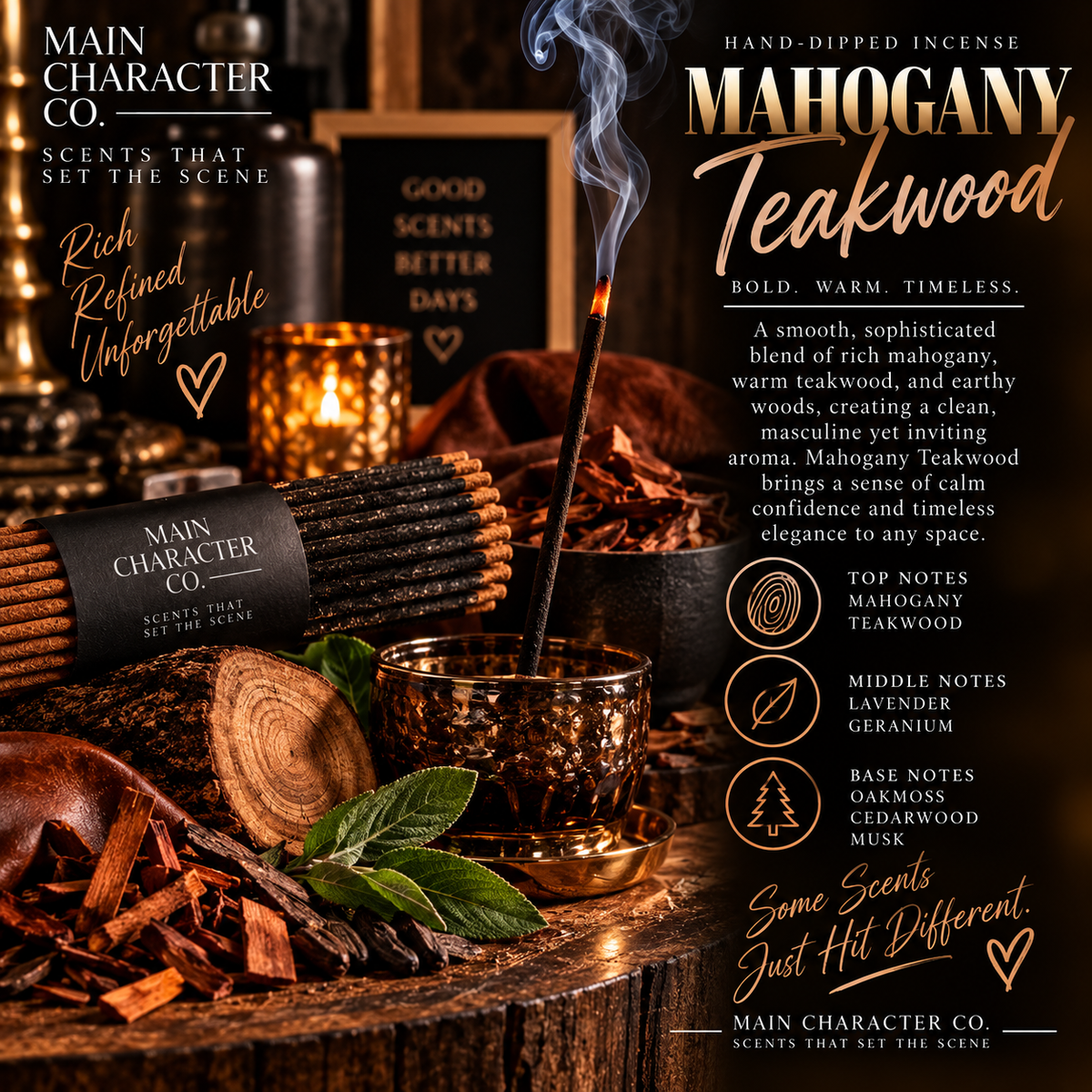 MAHOGANY TEAKWOOD Incense Stick