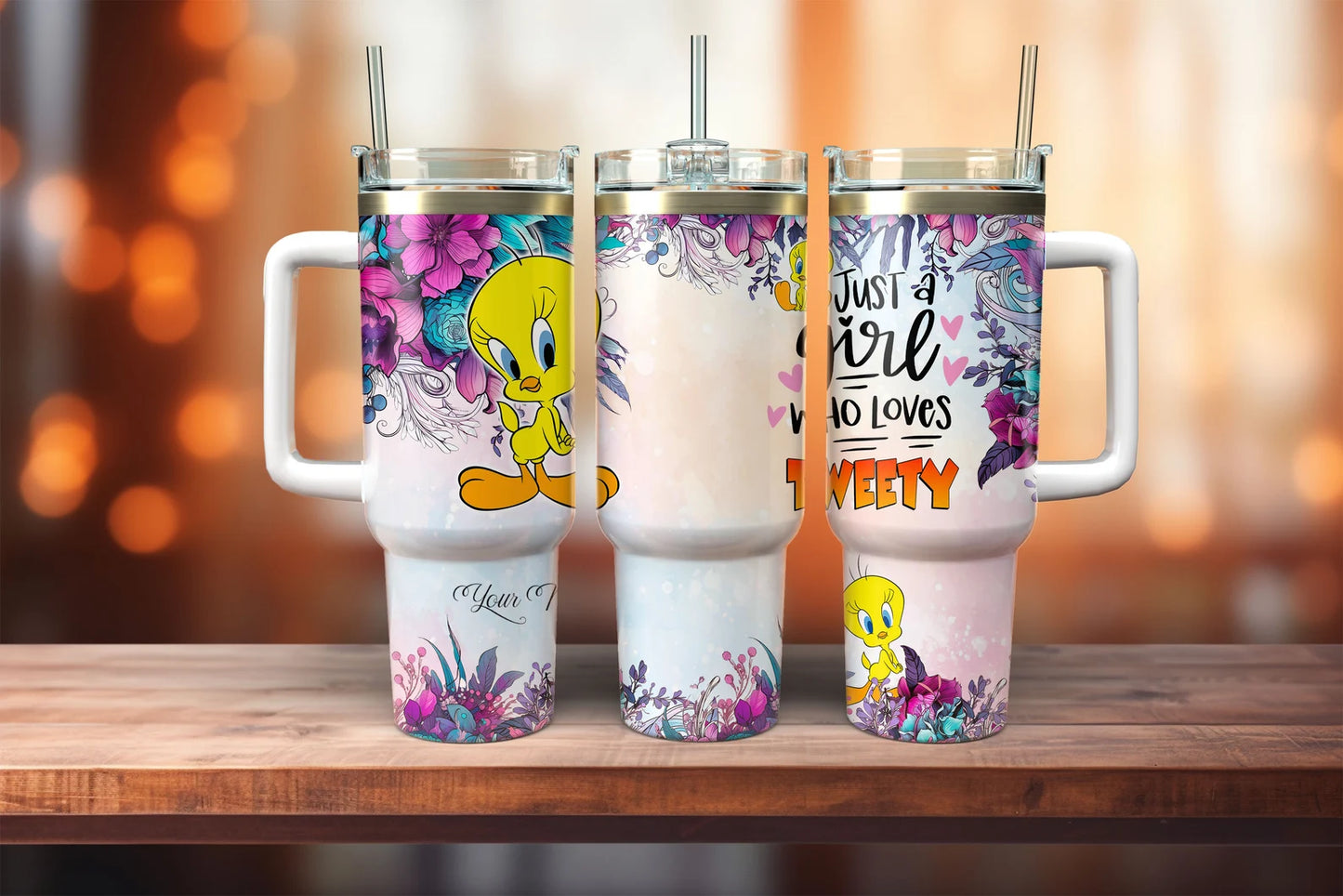 Tweety Bird 40 oz Tumbler